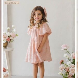 Elegant Pink Kids Formal Dress